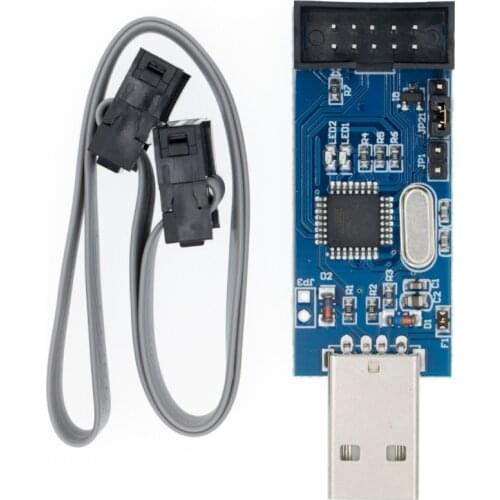 1pc USBASP USBISP AVR Programmer USB ISP USB ASP ATMEGA8 ATMEGA128 Support Win7 64K