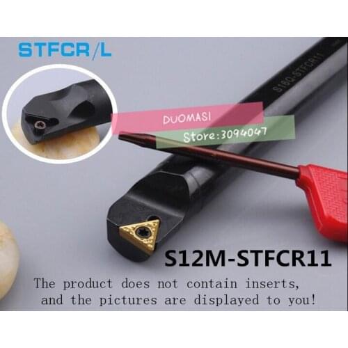 S12M-STFCR11 Boring Bars, Internal turning tools,CNC machine tool holder,Lathe cutting tool Holder,Boring tool for TCMT110204/08