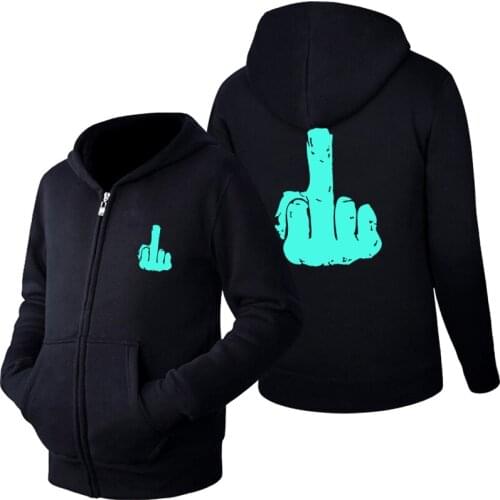 Evil Clown Noctilucent Personality Bring Written Words Comic Fluorescence Increase Down Men And Women Even Hat Coat Cardigan