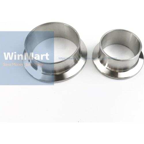 1PC 38mm Tube O/D x 2" 50.5mm Ferrule O/D x 21.5mm Height 304 Stainless Steel Sanitary Weld Ferrule Connector Fitting Home Berw