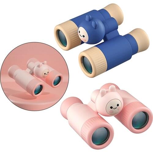 1pc Kids Binoculars 10X Detachable Animal Disign Outdoor Magnifier Toy Camping Hiking Outings Home Supplies