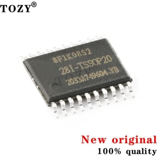 10pcs / lot new original STC / stc8f1k08s2-28i-tssop20 enhanced 1t8051 microcontroller MCU