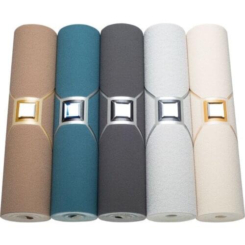 3D Suede fabric wallpaper TV background wall diamond decorative wallsticker Living room decoration wall paper