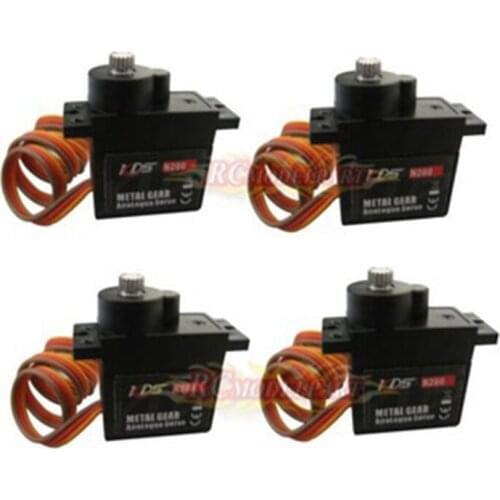 4x KDS N280 9g Micro Metal Gear High Torque Analog CCPM Servo