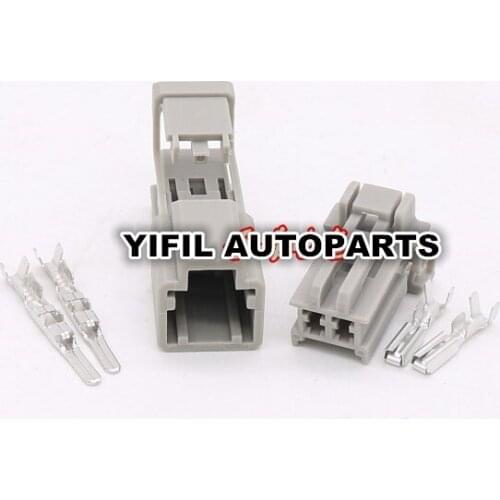 5sets/lot 2 Pin/Way 2.2mm Kit Auto Connector Reading Light Plug Wire Harness Car Socket For Nissan Honda 6098-0239 6098-0240