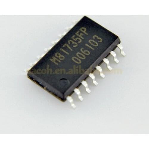 5PCS/lot New OriginaI M81735FP or M81736FP or M81737FP or M81738FP SOP-16 HIGH VOLTAGE HALF BRIDGE DRIVER