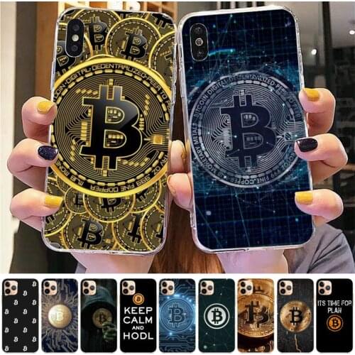 Yinuoda I Love Accept Bitcoin Phone Case for iPhone 11 12 pro XS MAX 8 7 6 6S Plus X 5S SE 2020 XR case