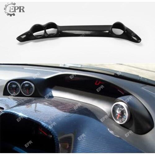 For Civic FD2 FRP Fiber Glass BYS Dash Mount Gauge Pod 60mm(RHD) Fiberglass Dashboard FD2 Interior Trim Tuning Part