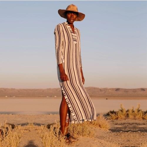 EDOLYNSA Striped Swimwear