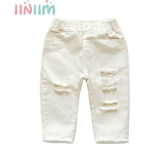 Рваные джинсы для девочек Iiniim China At AliExpress