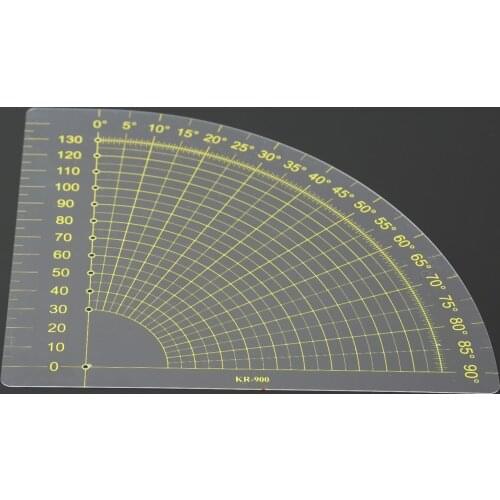 1pc Tailor Sewing Tools Quilting Patchwork Scrapbook Circle Fan Foot Seam Ruler Plastic Quilt Foot Rule-foot Seam Measue Tool