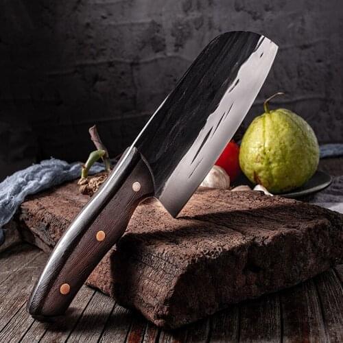 Forged Kitchen Knife Slicing knife Meat Cleaver Cut Vegetables Lightweight Ladies Labor-saving Stainless Steel Sharp Knife