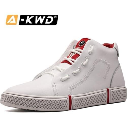 Fashion Big Size Mens Shoes Casual Leather Mocasin Hombre High Tops Leather Shoe Elevator Shoes for Men Designer Shoes Men Shose