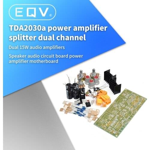 TDA2030A DIY Kit Electronic Amplifier Dual Channel Power Board DIY Kit for Arduino Production Training Suite Student lab TDA2030