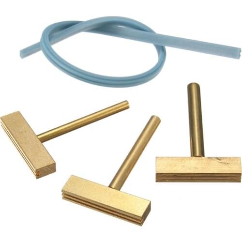 3pcs Professional For LCD Screen Welding Heads Replacement Parts Hot Press T Shape Cable Repair Hand Tools Solder Iron Tip