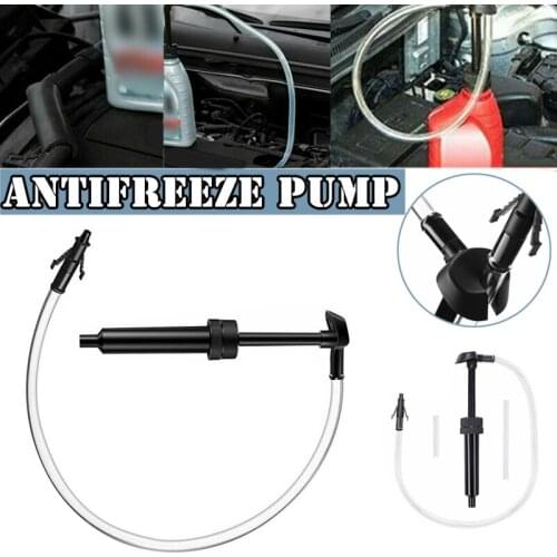 Fluid Transfer Pump Plastic Liquid Water Pump Gas Oil Transfer Pumps Dispenser Gasoline Transmission Kit For Cars/Ships/Garages