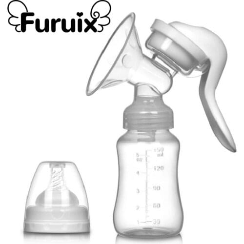 Adjustable Suction Silicone Hand Pump Breastfeeding, Small Portable Manual Breast Milk Catcher Baby Feeding Pumps & Accessories