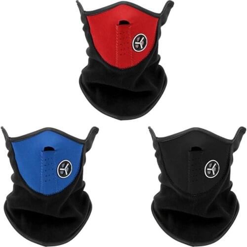 Warm Winter Ski Snow Scarf Motorcycle Half Face Mask Cover Outdoor Sport Neck Protector Motorcycle Face Mask