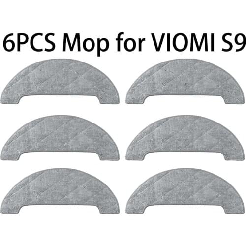 Replaceble Mops Cloths Accessories Sets Parts for VIOMI S9 Robot Vacuum Cleaner