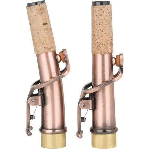 Soprano red antique saxophone straight neck + curved neck two sets 2021 new Suitable for treble straight saxophone