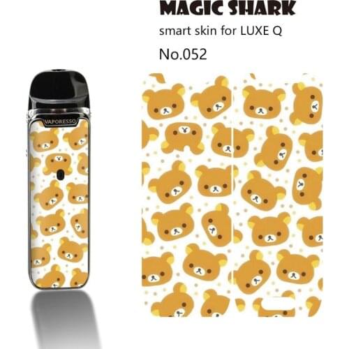 Stereo 3M Matte Cute Bear Joker Weave Skull PVC Film Tape for Vaporesso Luxe Q Sticker Case Cover for Luxe Q
