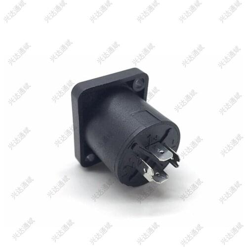 10 pieces/LOT 4 Pole Plug Speaker connector Square Mount for Neutrik Speakon Connectors type NL4MP NL4MPR NL4FC NL4FX NLT4X