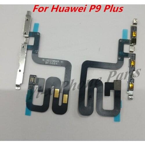 10pcs/Lot New For Huawei Ascend P9 Plus Power On Off & Volume Up Down Key Button Switch Flex Cable Replacement Part