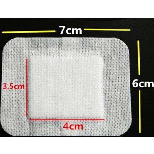 10pcs Disposable Medical Non-woven Bandage Band 6cm*7cm For Wound Dressing Adhesive Sterile Pad Set Health Care Knee Protector