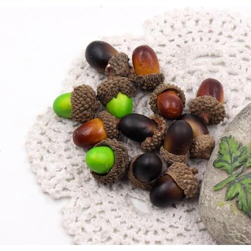 20pcs 3cm Foam Pine Cones Handmade Box Artificial Flower Berry For Wedding Home Room Decoration DIY Basket Scrapbooking Flowers