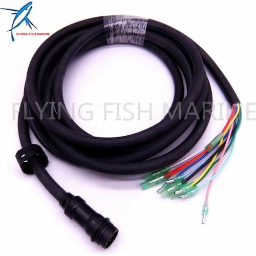 688-8258A-20 Cable Main Wire Harness for Yamaha Outboard Engine 703 Remote Control Box 10 Pins 16.4FT