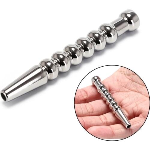 72mm Sex Fetish Hollow Stainless Steel Penis Plug Urethral Dilators Catheters sounds Prince Stretching Sex Toys for Men