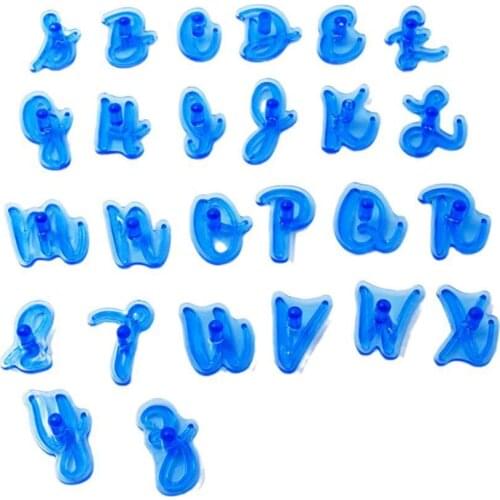 DIY Alphabet Number Letter Cake Mold 3D Cookie Biscuit Stamp Embosser Cutter Cake Fondant DIY Molds Baking Accessories Mould