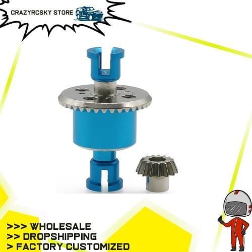 All Metal Differential Gear Assembly For Rc Hobby Model Car 1/18 Wltoys A959 A969 A979 K92 etc