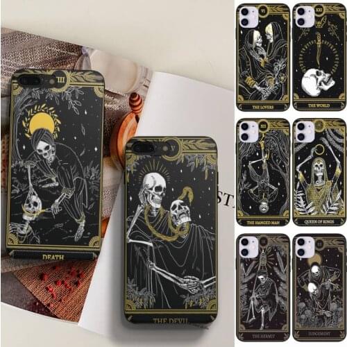 The Marigold Tarot Phone Case Fundas Shell Cover For Samsung S10 S20 Fe Lite S21 S30 ULTRA Plus 5G