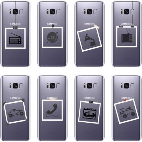 For Samsung Galaxy S8 S9 Plus S5 S6 S7 Edge Phone Case Silicone Retro Vintage Soft Back Cover For Samsung Galaxy Note 9 8 5 4