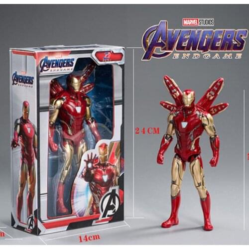 Disney Marvel Avengers Spider Iron Man Mk85 Figure Movable Captain America Toy Model Childrens Birthday Gifts