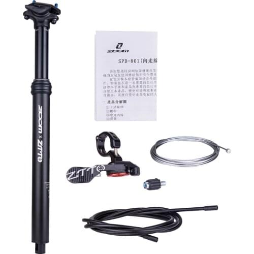 MTB Remote Control Dropper Seatpost Adjustable Height Mountain Bike 30.9/31.6mm Cable Remote Hand Control Hydraulic Seat Tube