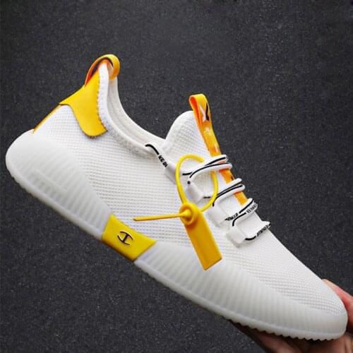 Spring New Running Shoes for Men Summer Lace UP Breathable Mesh Big Size 44 Male Shoes High Quality Fashion Walking Sneaker Men