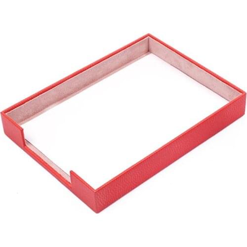Single Leather Document Tray For Desk Sets (Desk Organizer Office Accessories Desk Accessories Office Supplies Office Organizer)
