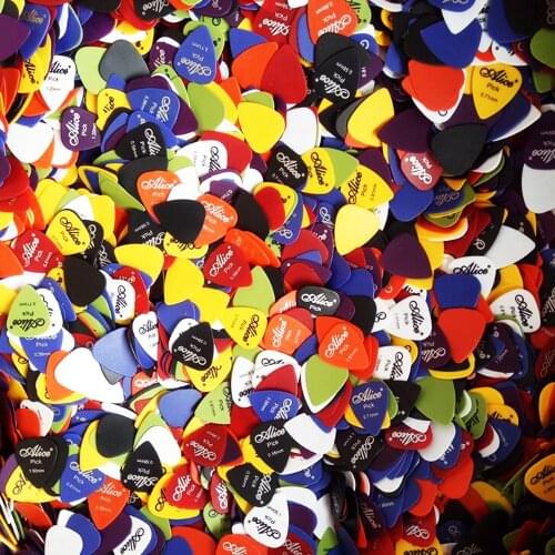 Guitar Picks 40 Pcs/ Box Alice Acoustic Electric Bass Plectrum Mediator Guitarra Musical Instrument Thickness Mix 0.58-1.5 GP28