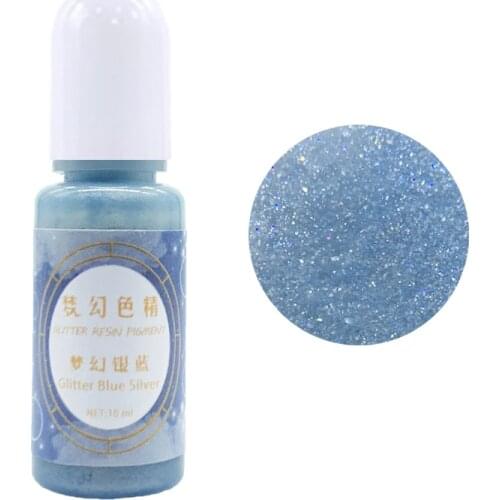 Multicolors Flashing Epoxy UV Resin Adhesive Glue Crystal Dye Pigment Handmade DIY Jewelry Making Crafts