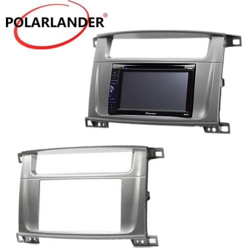 Modification bracket navigation DVD/CD 2-DIN car audio conversion panel For LEXUS/TOYOTA Land Cruiser CD modified surface box