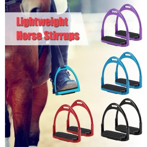 2021 Hot Sale Horse Riding Stirrups Aluminum Horse Saddle Anti-skid Horse Pedal Equestrian Safety Equipment New
