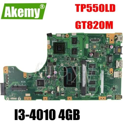 New SAMXINNO For Asus TP550LA TP550LJ TP550LD TP550LN motherboard mainboard100% Tested OK I3-4010 + 4G RAM GT820M