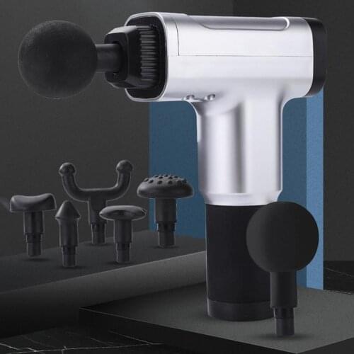 6 Head Fascia Gun Reduce Muscle Tension Increases Blood Flow Massage Gun Home Fitness Weight Loss Equipment Health Care Massager