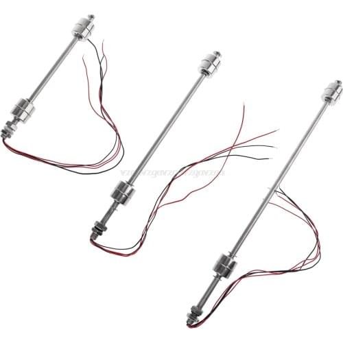 Stainless Steel Float Switch Tank Liquid Water Level Sensor Double Ball Float Switch Tank Pool Flow Sensors 200/300/400mm Au22