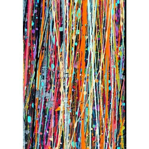 VinylBDS 5X7FT Graffiti Art Castle Backdrop Colorful Children Photo Studio Photographic Background Seamless Party Background