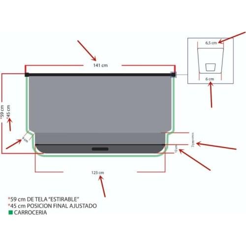 Retractable Trunk Shelf Shade Curtain Security Cargo Cover 1 Pcs For Ford EDGE 2015-2018 Interior