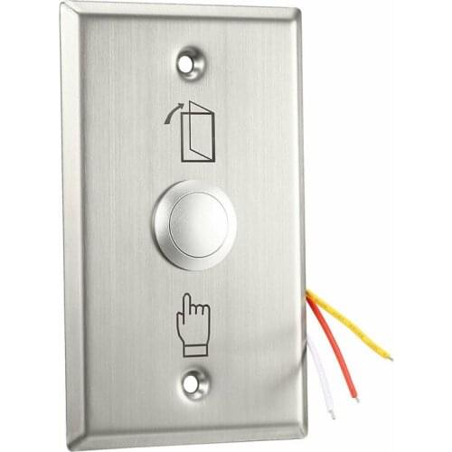1pc Door Release Button Push to Exit NO/NC/COM Switch Panel 115mmx70mm 36V 3A