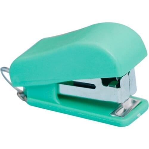 1Pc Mini Stapler Plastic Stationery Set Kawaii Stapler Paper Office Accessories Cute Multicolor Stapler
